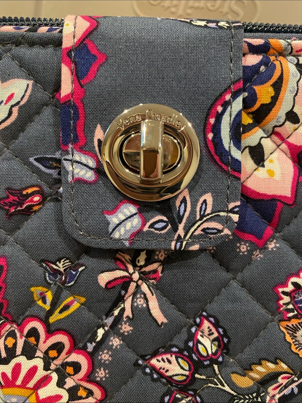 RFID Turnlock Wallet NWT Felicity Paisley - Picture 8 of 9
